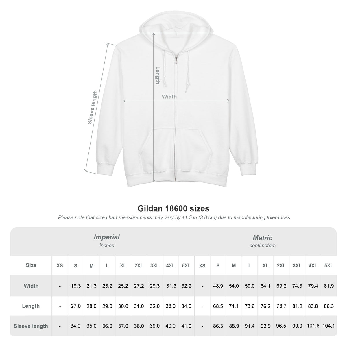 Raising Hell Zip Hoodie