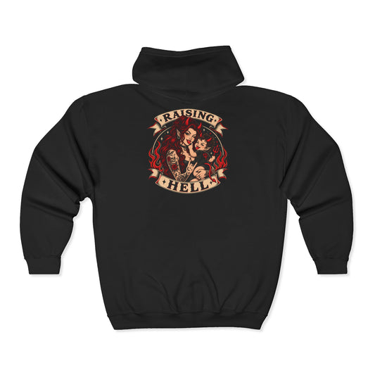 Raising Hell Zip Hoodie