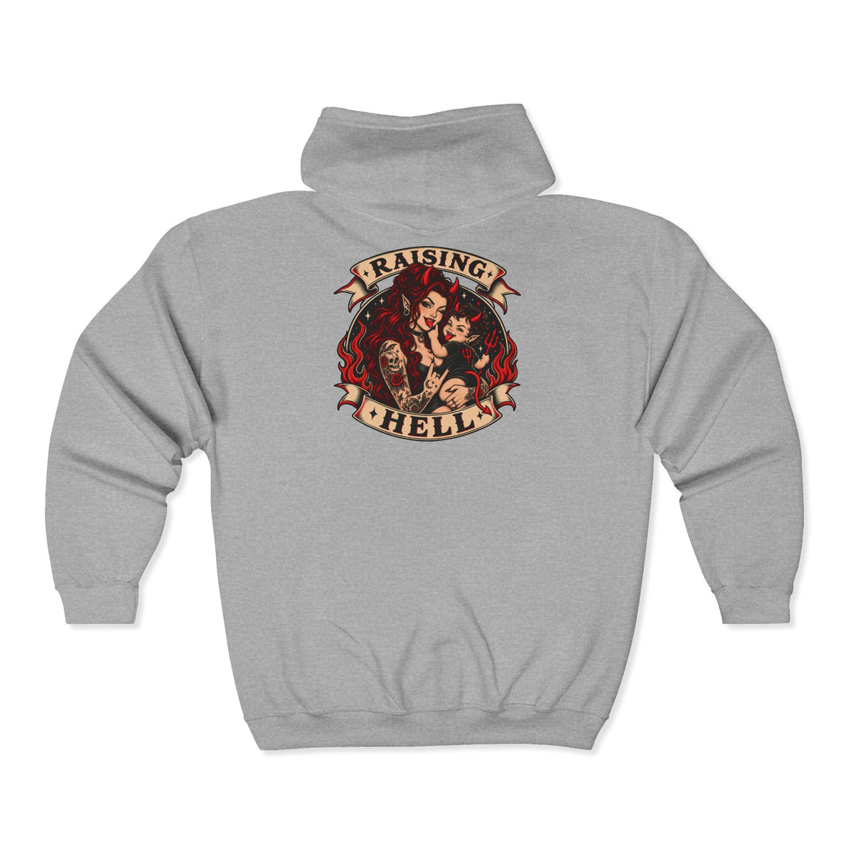 Raising Hell Zip Hoodie