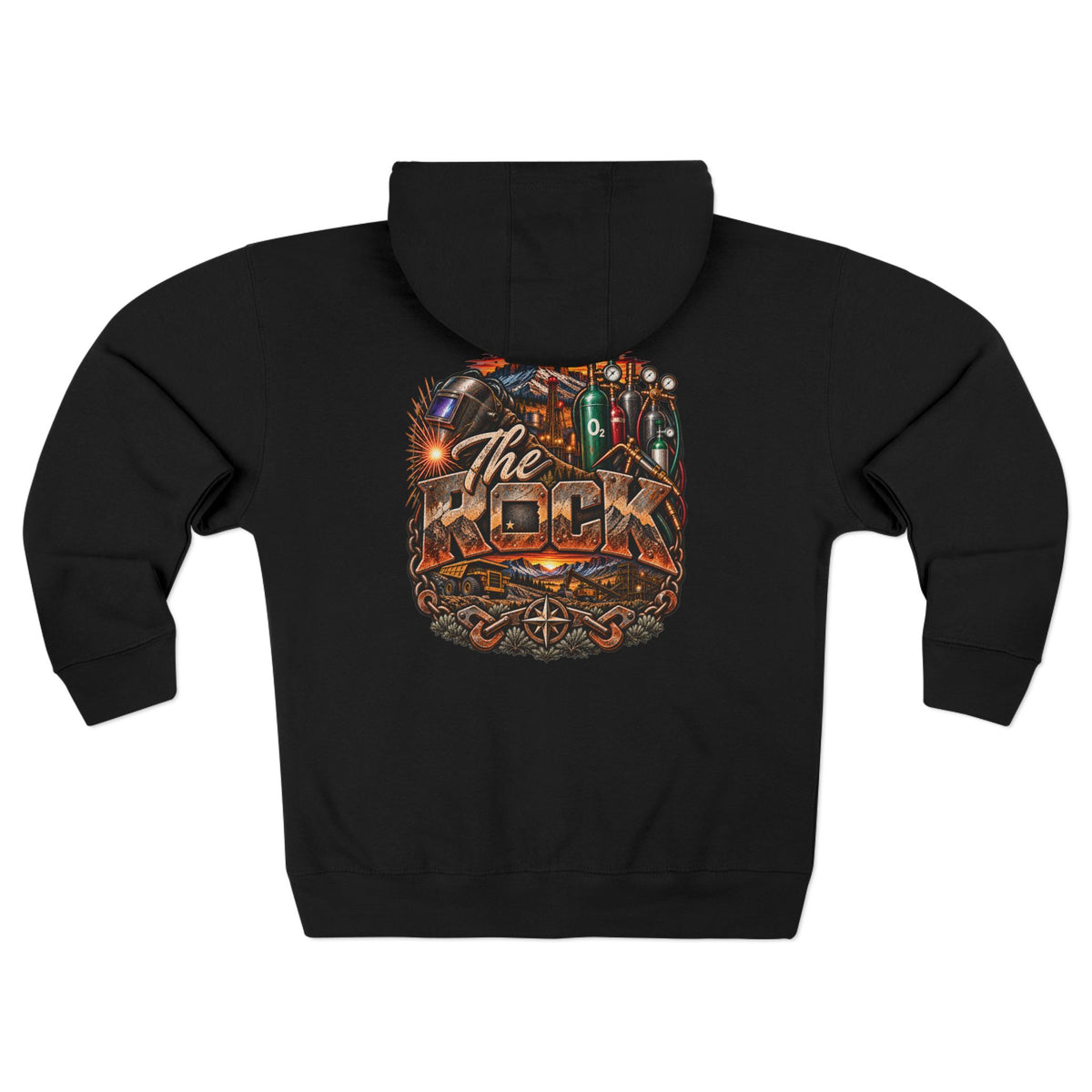 The Rock  Zip Hoodie